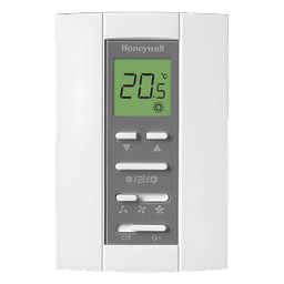 Termostato digital para fan coil de 2 tuberías, 110 VCA, ventilador de 3 velocidades, control on/off de válvula
