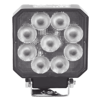 Luz de trabajo, 9 LED, 1050 Lumenes, 12-24 Vcd