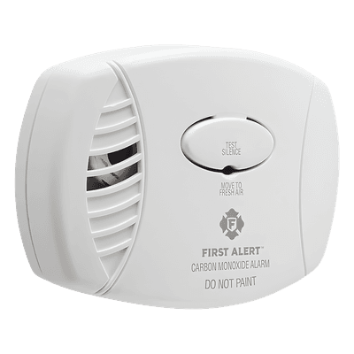 Alarma de monóxido de carbono (CO) enchufable con bateria de respaldo
