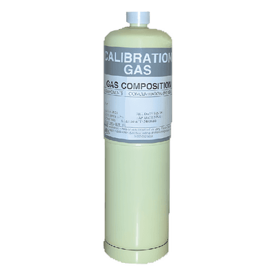 Cilindro de Calibración de Gas / 34 L / Propano C3H8 20% LEL / Mezcla con Nitrógeno / Para Detectores Serie 6 y 12