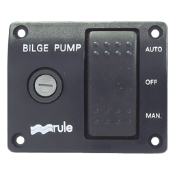 Switch de Panel / Control Manual 3 Posiciones / Portafusibles Integrado / Indicador LED Rojo / 73 mm x 60 mm / 0,07 kg