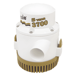 Bomba sumergible de achique / 3700 GPH / 12 VCD / Motor compacto / Eje acero inoxidable / Protección térmica TCO