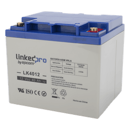 Batería de Respaldo AGM-VRLA / 12 V / 40 Ah / Terminales T2 / Vida Útil 5 Años / Certificación UL / Libre de Mantenimiento