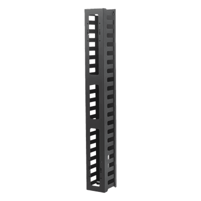 Organizador de Cable Vertical de 21 Unidades Rack Sencillo, Compatible con Racks Serie EIRL y EIQR