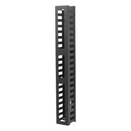 Organizador de Cable Vertical de 21 Unidades Rack Sencillo, Compatible con Racks Serie EIRL y EIQR