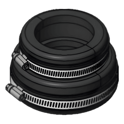 Bota de Caucho para Placa Pasamuro / 4" (101.6 mm) / EPDM Resistente a Intemperie / Diseño Universal / Sin Inserto