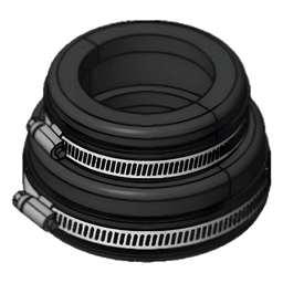 Bota de Caucho para Placa Pasamuro / 4" (101.6 mm) / EPDM Resistente a Intemperie / Diseño Universal / Sin Inserto