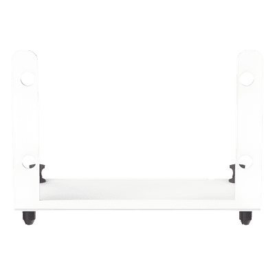 Soporte Para 2 Adaptadores de Fibra Óptica Opticom®, Para Uso con Gabinetes Multipropósito, de Instalación a Presión, Color Blanco