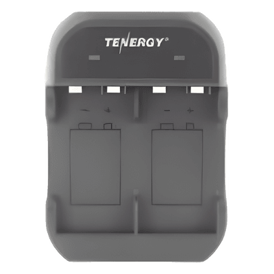 Cargador de Baterías / 2 Bahías / Ni-MH 9V / Indicadores LED / Protección de Polaridad / Cable USB Incluido