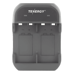 Cargador de Baterías / 2 Bahías / Ni-MH 9V / Indicadores LED / Protección de Polaridad / Cable USB Incluido