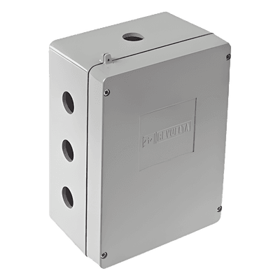 Caja de Unión de Aluminio con 5 salidas de 7/8" / 1 Izq_1 Der_3 Abajo.