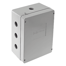Caja de Unión de Aluminio con 5 salidas de 7/8" / 1 Izq_1 Der_3 Abajo.
