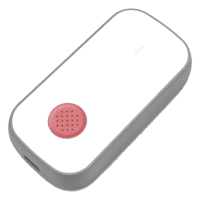 Botón de Pánico LoRaWAN con GPS / BLE para Interior y Exterior / Batería Recargable / IP66