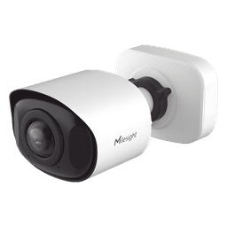 Cámara Bullet de Red Mini Panorámica 180° AI / 4K / Super WDR 120dB / Micrófono Integrado / IP67-IK10 / Soporte PoE / Almacenamiento 1TB / Analítica IA VCA 8 Modos