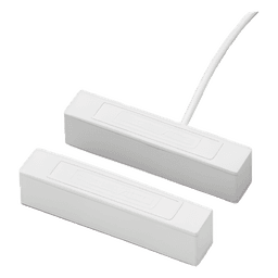 Contacto magnético direccionable V-Plex para montaje en superficie, sellado contra humedad, color blanco