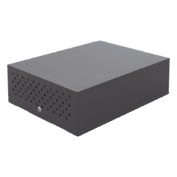 Gabinete Metálico de Seguridad para DVR/NVR. Tamaño Max. de DVR/NVR:  440 x 177 x 462 mm (An. x Al. x Prof.)