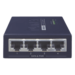 Inyector High PoE, de 4 Puertos Gigabit de Entrada, 4 Puertos PoE 802.3af/at Gigabit de Salida Para Cada Puerto, Hasta 30 W por interfaz