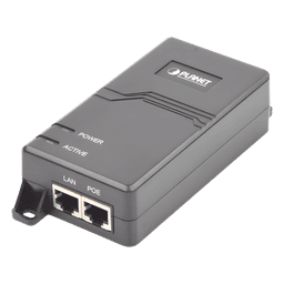 Inyector PoE / IEEE 802.3at/af / Gigabit / 30 W / 50-54 VDC / 100-240 VAC / 0 a 50 °C