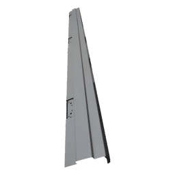 Jamba de bisagras galvanizada,  6'8", 5 3/4"  izquierda