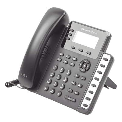 Teléfono IP SMB de 3 líneas con 3 teclas de función, 8 teclas de extensión BLF y conferencia de 4 vías, PoE