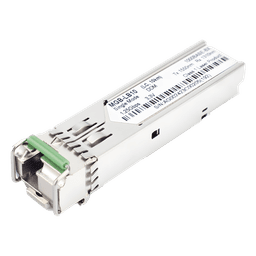 Transceptor mini-Gbic SFP 1G LC TX:1550nm RX:1310 para fibra Mono Modo 10 Km WDM, Requiere MGB-LA10