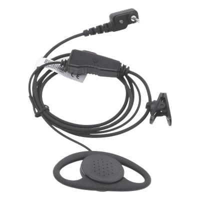 Micrófono de Solapa con Auricular de Gancho / 50 Hz - 10 kHz / 2.2 kΩ / 100 Ω / 1.64 ft Cable