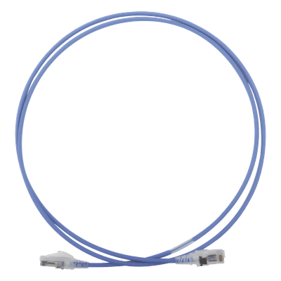 Patch Cord / Cat6 UTP / CM/LS0H / 1.52 m (5 ft) / 28AWG Diámetro Reducido / Azul