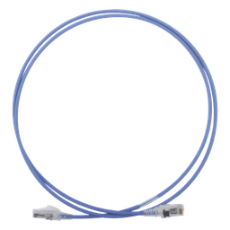 Patch Cord / Cat6 UTP / CM/LS0H / 1.52 m (5 ft) / 28AWG Diámetro Reducido / Azul
