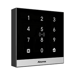 Teclado de Control de Acceso Inteligente / Administración 100% en la Nube / Interfaz WEB / POE / Lector Prox 125 kHz / MIFARE 13.56MHz / NFC / APP Smart Plus / Control de 1 Puerta / PIN Para Visitas / IP65