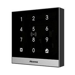 Teclado de Control de Acceso Inteligente / Administración 100% en la Nube / Interfaz WEB / POE / Lector Prox 125 kHz / MIFARE 13.56MHz / NFC / APP Smart Plus / Control de 1 Puerta / PIN Para Visitas / IP65