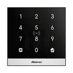 Teclado de Control de Acceso Inteligente / Administración 100% en la Nube / Interfaz WEB / POE / Lector Prox 125 kHz / MIFARE 13.56MHz / NFC / APP Smart Plus / Control de 1 Puerta / PIN Para Visitas / IP65