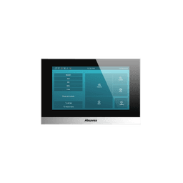 Monitor Color Negro Linux / Pantalla Touch de 7 Pulgadas / SIP / POE / WIFI / Compatible con Frentes de Calle Akuvox