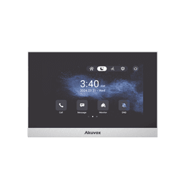 Monitor ANDROID / Soporta APP Android / Pantalla Touch Screen LCD 7" / WiFi / Punto WIFI / Bluetooth / PoE / SIP / 8 Entradas de Alarma / 1 Salida de Relé / Comunicación con App de Familiares / Administración 100 % en la Nube