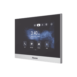 Monitor ANDROID / Soporta APP Android / Pantalla Touch Screen LCD 7" / WiFi / Punto WIFI / Bluetooth / PoE / SIP / 8 Entradas de Alarma / 1 Salida de Relé / Comunicación con App de Familiares / Administración 100 % en la Nube