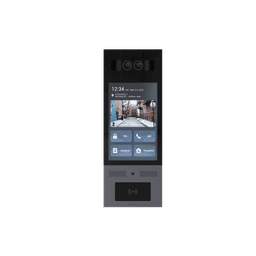 Frente de Calle Antivandálico IK10 / Incluye montaje / Administración 100% en la Nube / Notificación a APP / Llamada Telefónica / ANDROID / SIP / ONVIF /Reconocimiento Facial / QR y PIN para Visitas / IP66 / Bluetooth / NFC