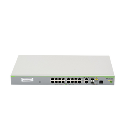 Switch PoE+ Administrable CentreCOM FS980M, Capa 3 de 16 Puertos 10/100 Mbps + 2 puertos RJ45 Gigabit/SFP Combo, 250W