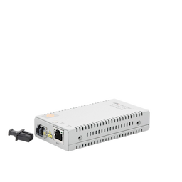 Convertidor de medios Gigabit Ethernet a fibra óptica, conector LC, multimodo (MMF), distancia de 220 hasta 500 m, con fuente de alimentación multi-región