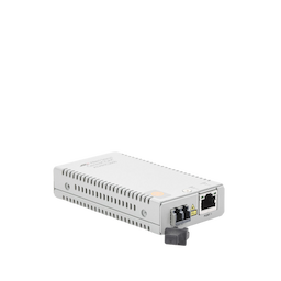 Convertidor de medios Gigabit Ethernet a fibra óptica, conector LC, multimodo (MMF), distancia de 220 hasta 500 m, con fuente de alimentación multi-región