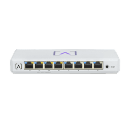 Switch Gigabit PoE+ Administrable / 8 puertos 10/100/1000 Mbps (4 de ellos PoE+ 802.3af/at) / Hasta 60W / Administración nube gratuita / Presupuesto de 60W