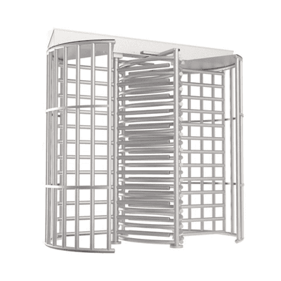  Torniquete doble de cuerpo completo, para uso en intemperie, bidireccional acabado en acero galvanizado