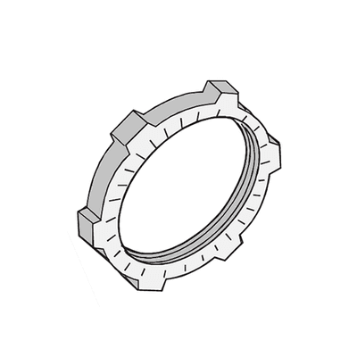 Contratuerca Metálica Zamac de 2" (51 mm)﻿.