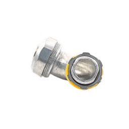 Conector Curvo para tubo tipo Liquidtight de 3/4"  (19 mm). Compatible con ANC-COT34.