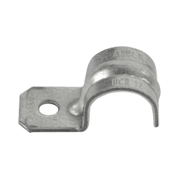 Abrazadera tipo Uña para Tubo Conduit Pared Gruesa y Conduit PVC de 1 1/2" (38 mm).