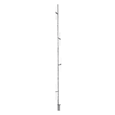 Antena Base VHF / 4 Dipolos / 150-160 MHz / 500 W / 129 km/h (80 mph)