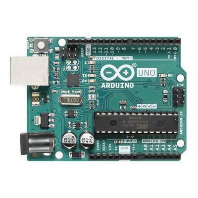 Arduino UNO REV3 / Una gran herramienta para iniciar en el mundo de la electrónica y la programación,  Chip reemplazable,  Adaptador para batería 9v