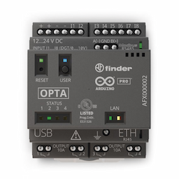 Arduino Opta Wifi / Ideal para desarrollos IOT, Industria 4.0, soporta múltiples lenguajes de programación, Ethernet,USB-C,RS-485,WI-FI,Bluetooth