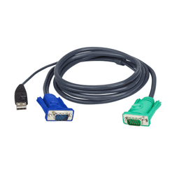 Cable KVM | USB con SPHD | 3 en 1 | De 3 m