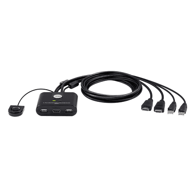 Switch KVM | USB FHD HDMI | de 2 puertos en formato cable