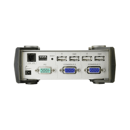 Dispositivo para conectar dos consolas a un ordenador VGA USB 