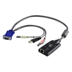 Adaptador KVM VGA/Audio USB con Virtual Media 